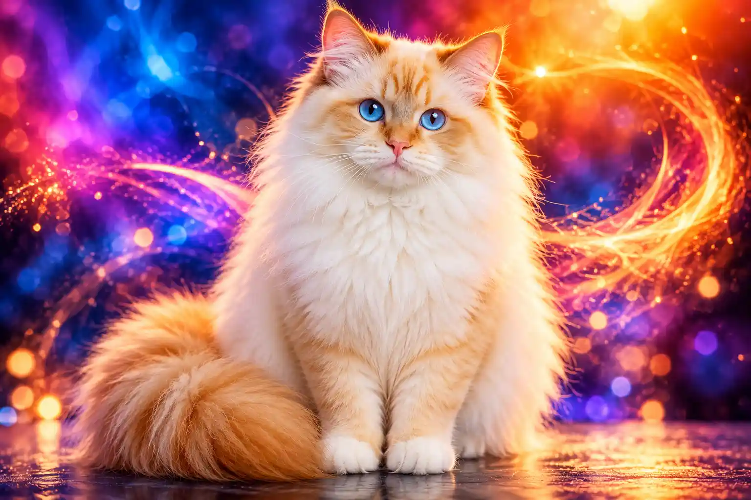 1 Flame Point Ragdoll Cat