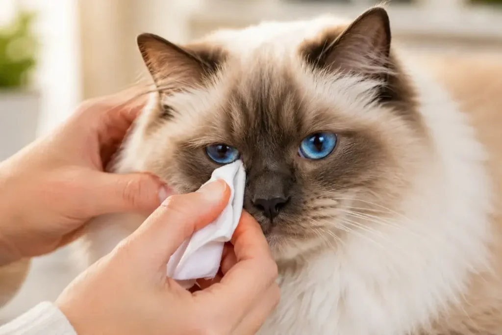 Gentle care for a fluffy companion