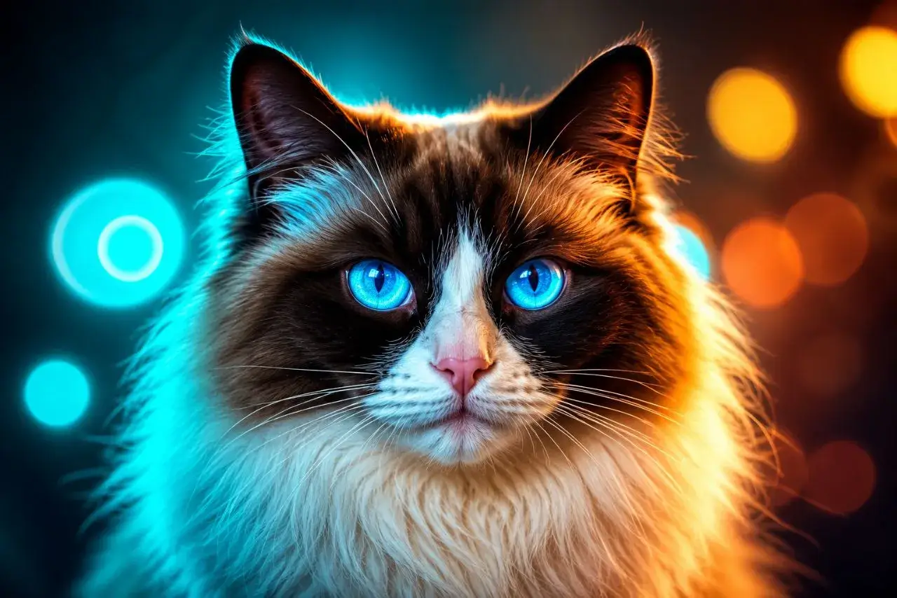 Ragdoll Cat Mixed With Siamese