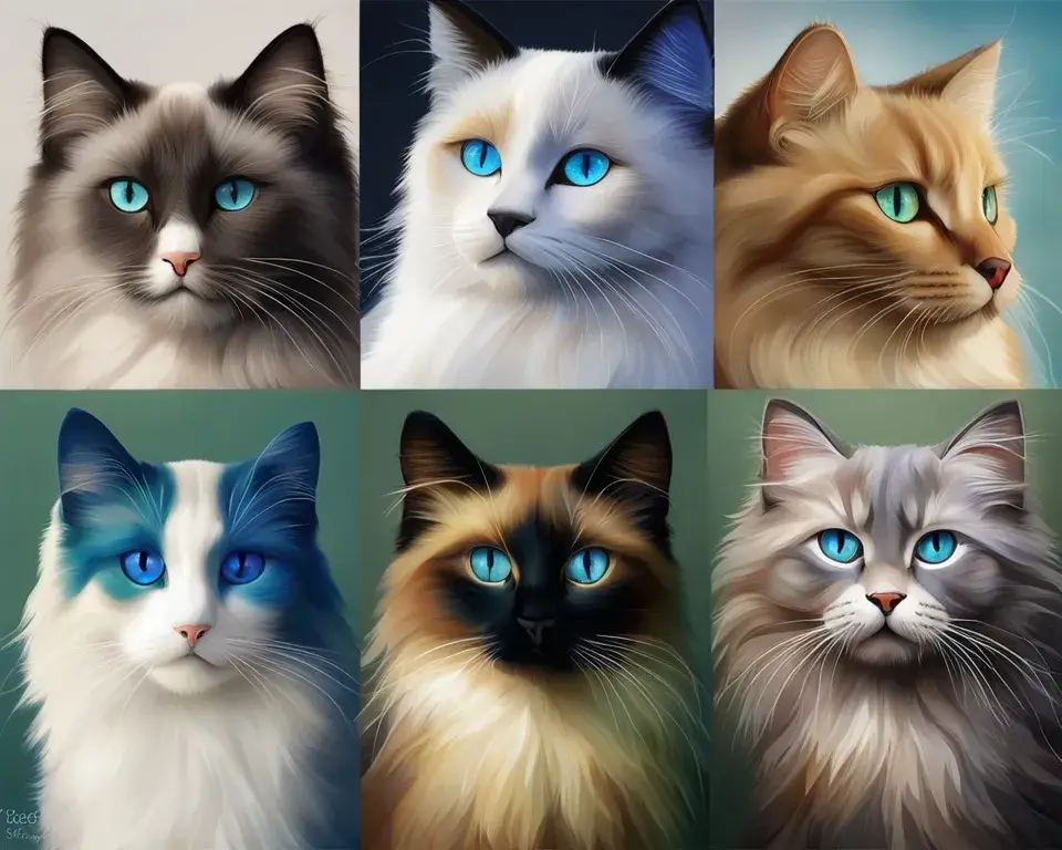 Ragdoll Eye Color Chart 3
