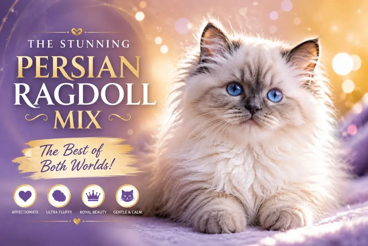 The stunning Persian Ragdoll mix