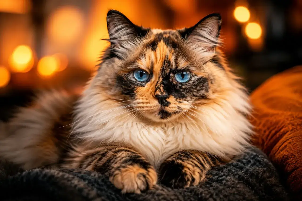 Tortoiseshell Calico Ragdoll Cat