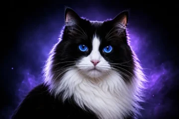 Tuxedo Black and White Ragdoll Cat (1)