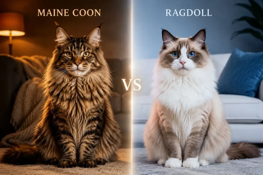 Maine Coon vs Ragdoll comparison
