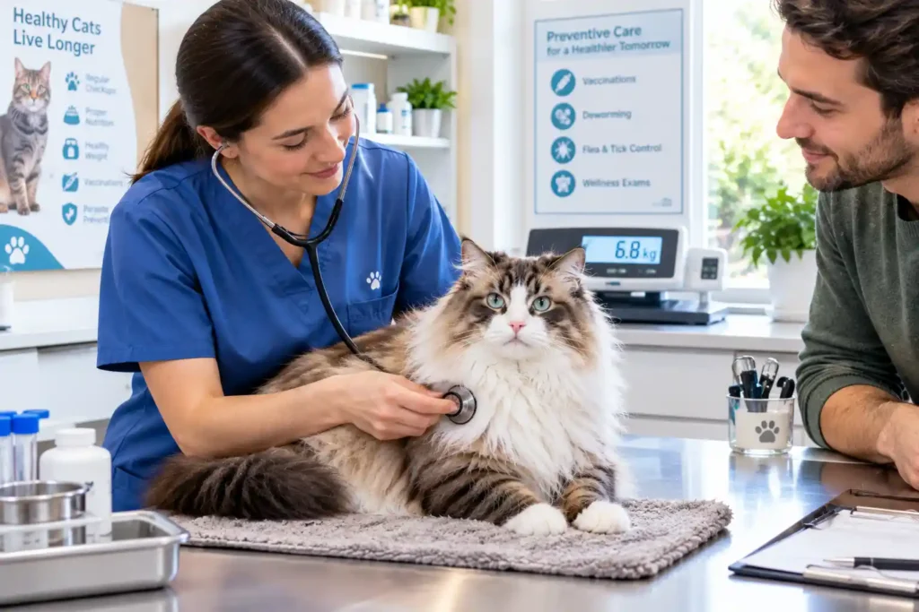 8 Caring Checkup for a Fluffy Cat