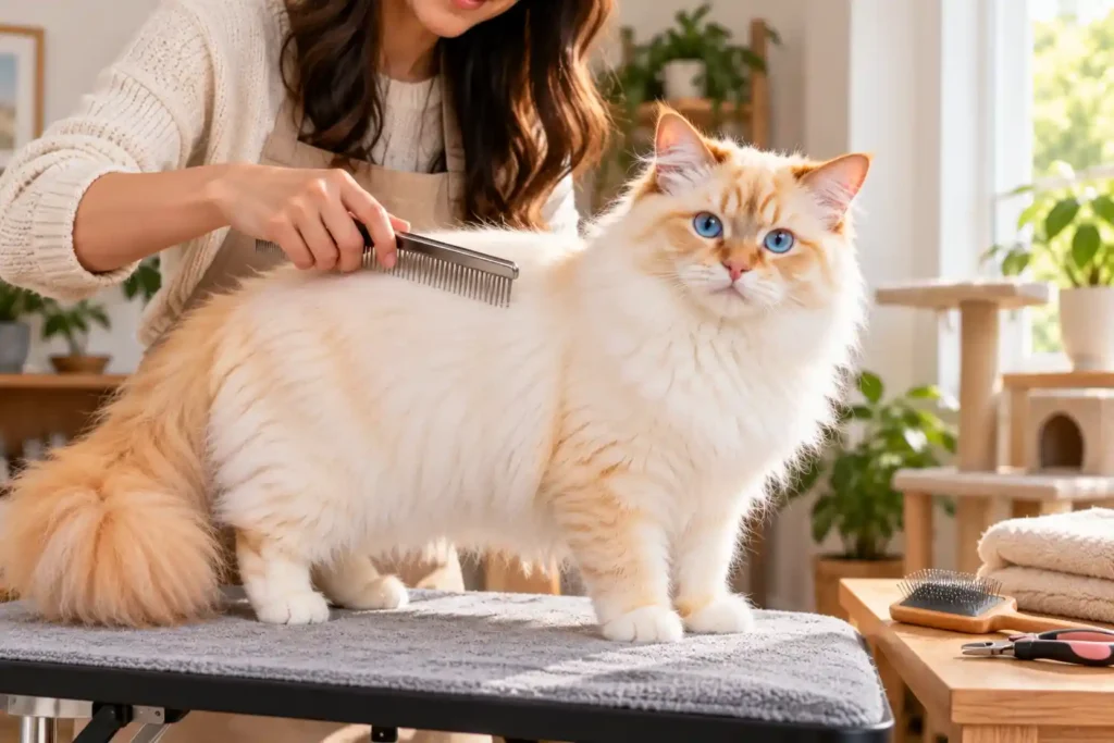 11 Cozy Cat Grooming Session