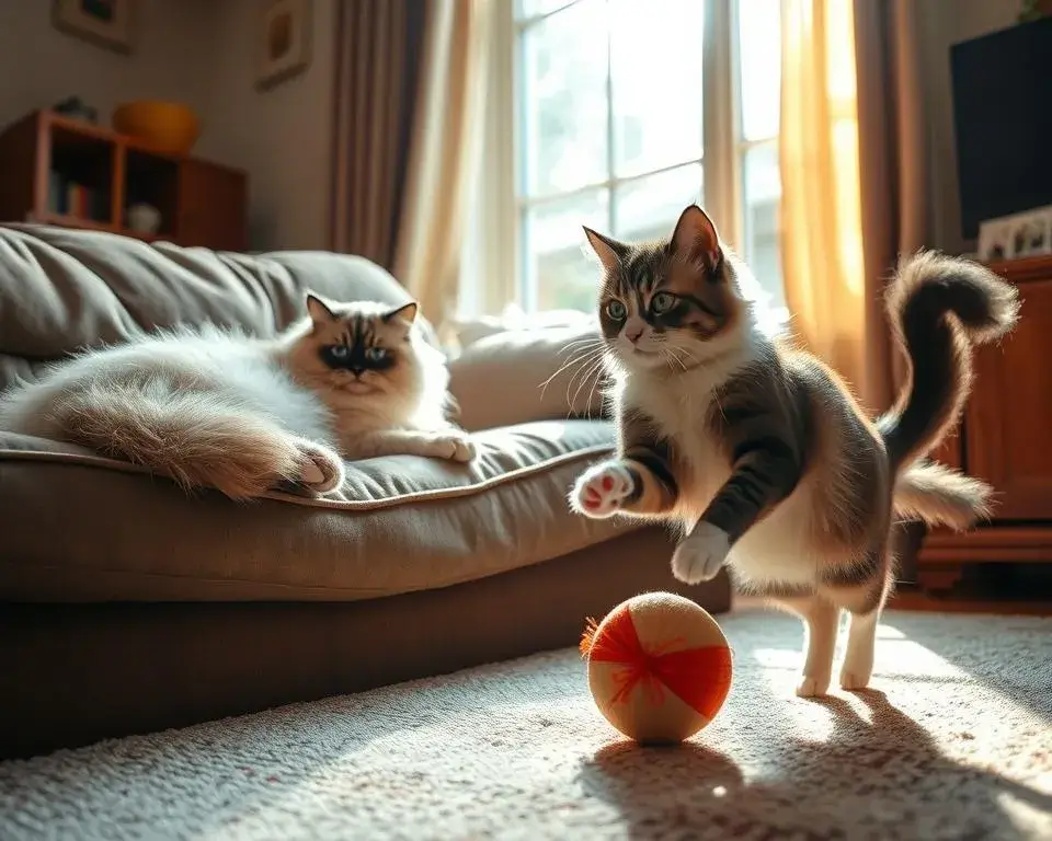 Ragdoll and Ragamuffin Cats