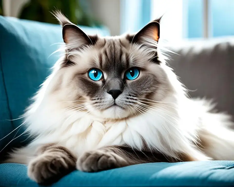 The Special Dark Gray Ragdoll Cat 002