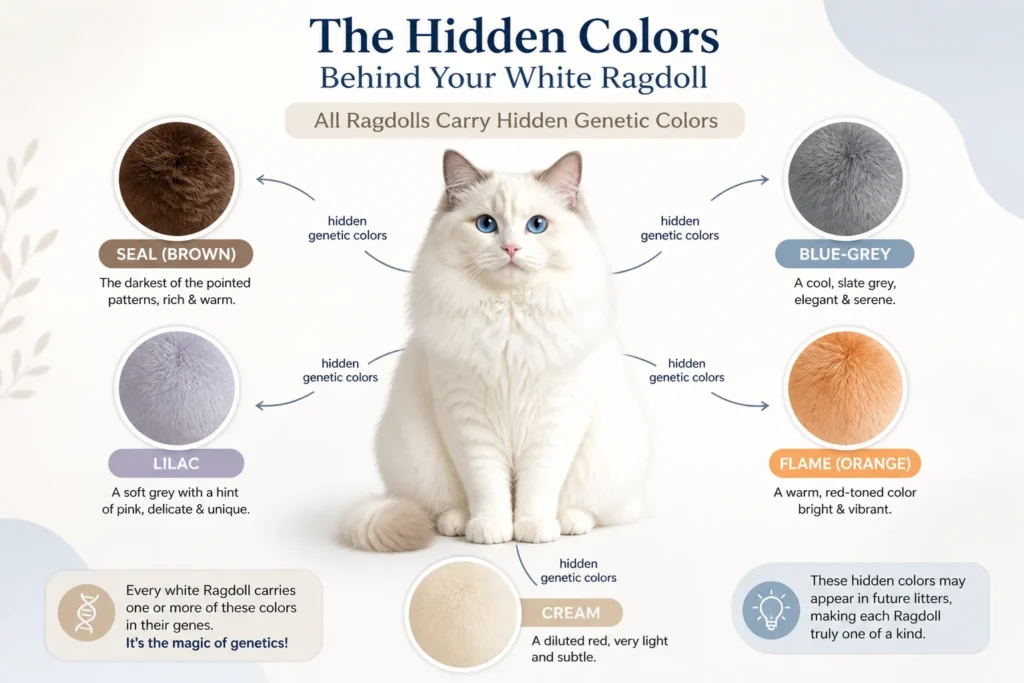 Hidden genetic colors in Ragdolls
